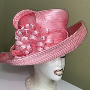 NWT Pink Church Dress Hat by Charms